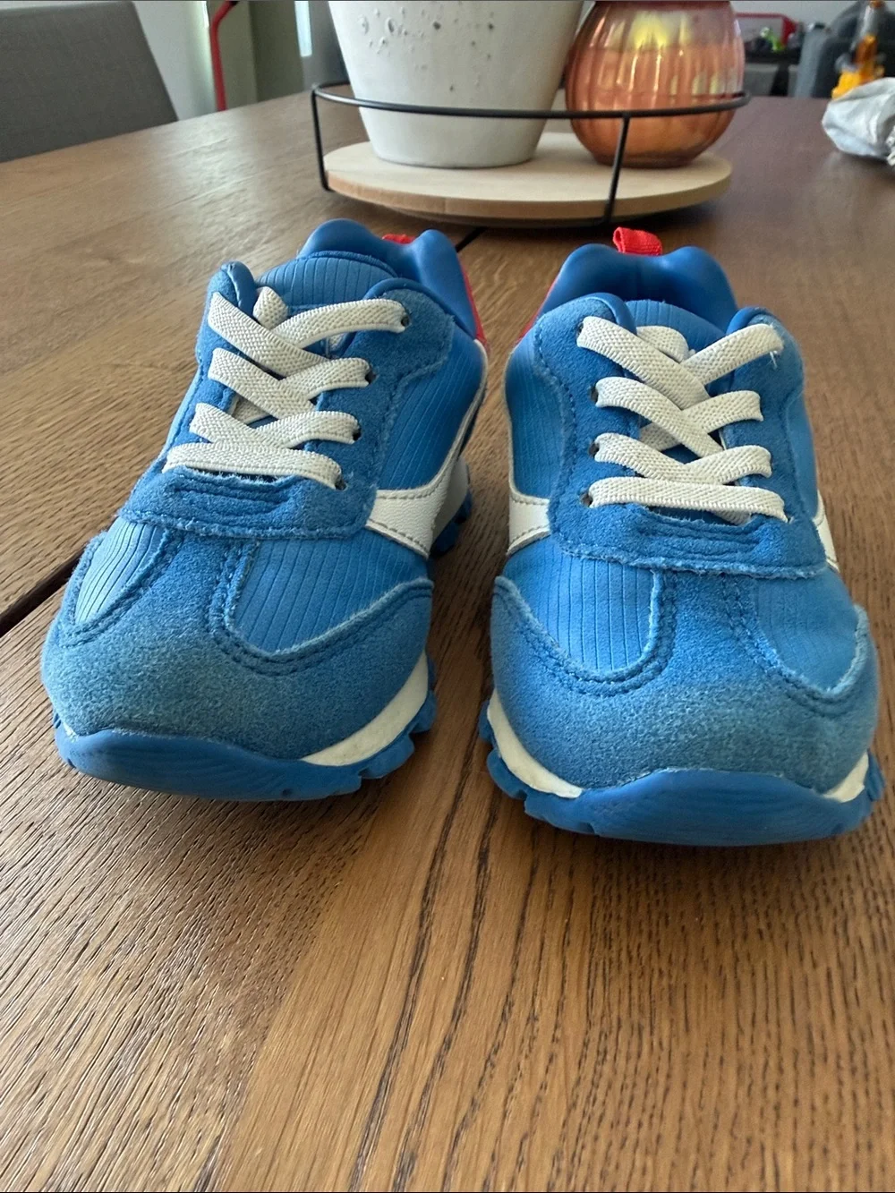 Carter's Blue and Red Kids Sneakers with White Accents